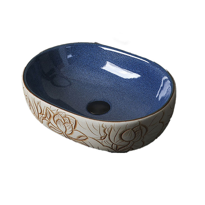 Porcelain Trough Bathroom Sink Modern Circular Trough Bathroom Sink