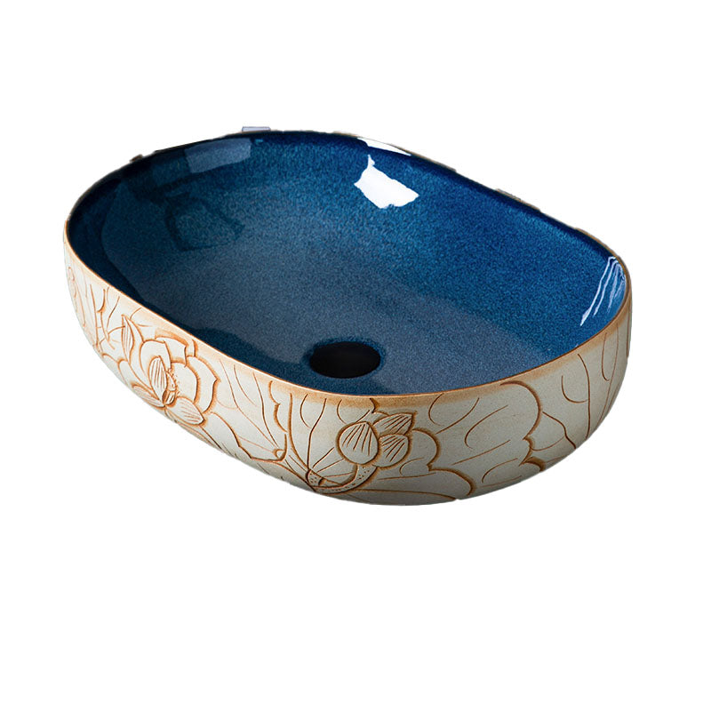 Porcelain Trough Bathroom Sink Modern Circular Trough Bathroom Sink