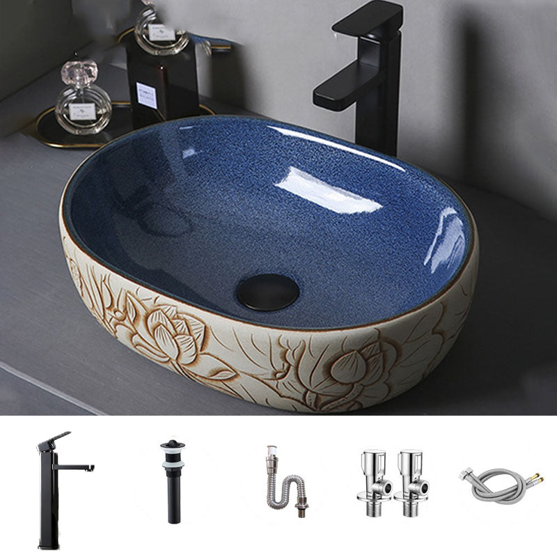 Porcelain Trough Bathroom Sink Modern Circular Trough Bathroom Sink