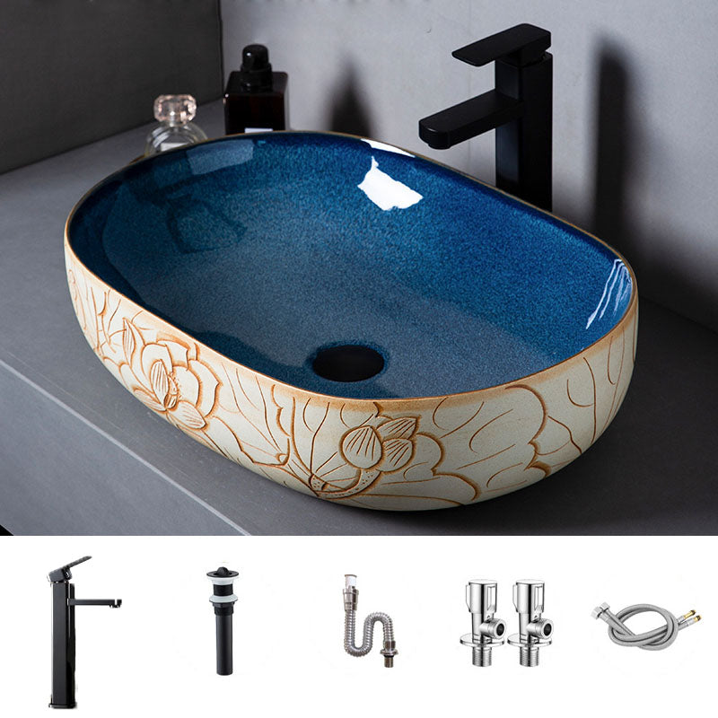 Porcelain Trough Bathroom Sink Modern Circular Trough Bathroom Sink