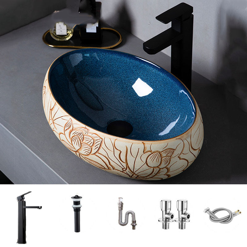 Porcelain Trough Bathroom Sink Modern Circular Trough Bathroom Sink