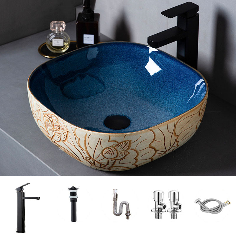 Porcelain Trough Bathroom Sink Modern Circular Trough Bathroom Sink