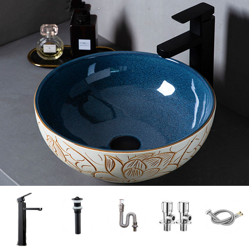 Porcelain Trough Bathroom Sink Modern Circular Trough Bathroom Sink