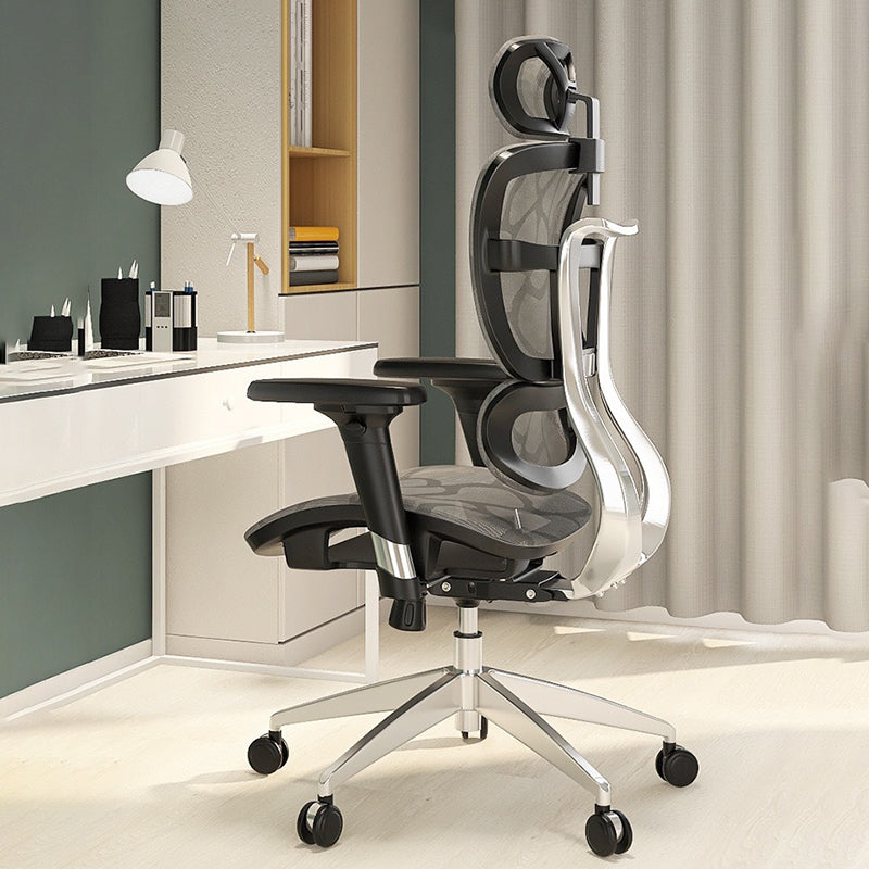 Removable Arms Chair Modern Adjustable Seat Height Swivel Chair with Wheels