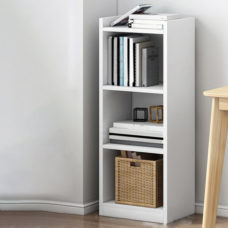 Modern Style Closed Back Bookshelf Engineered Wood Bookcase for Home