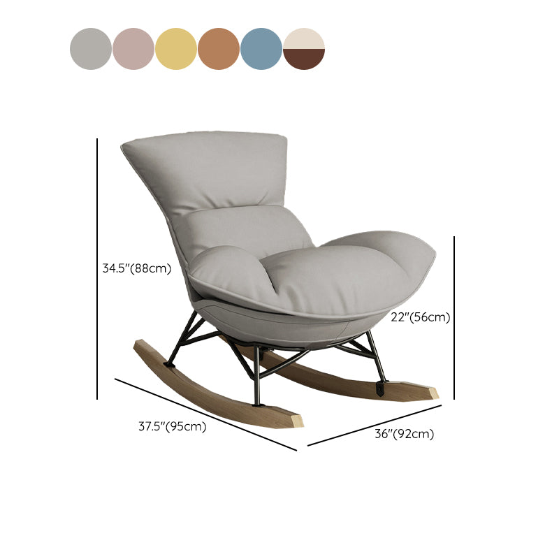Nursery Sofa Rocking Chair Indoor Rocking Chair for Living Room and Bedroom