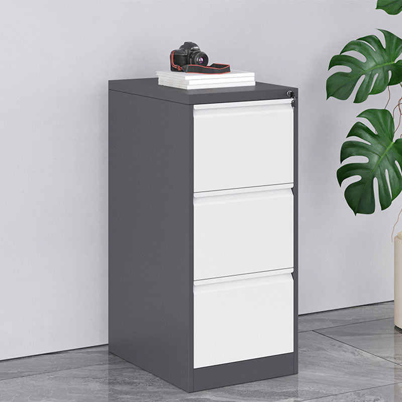Modern File Cabinet Pure Color Metal Filing Cabinet for Home Office