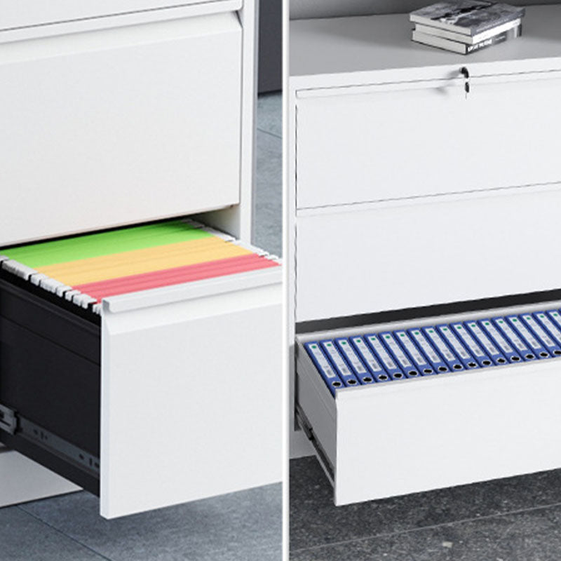 Modern File Cabinet Pure Color Metal Filing Cabinet for Home Office
