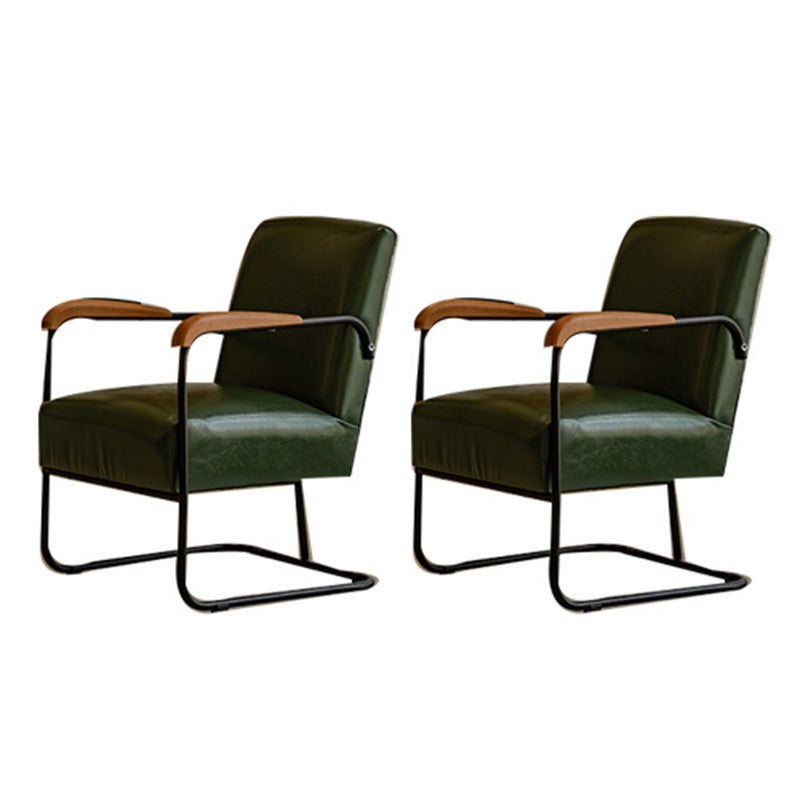 Arms Included Chair with wooden handrail 32.67" Wide Armchair for Living Room