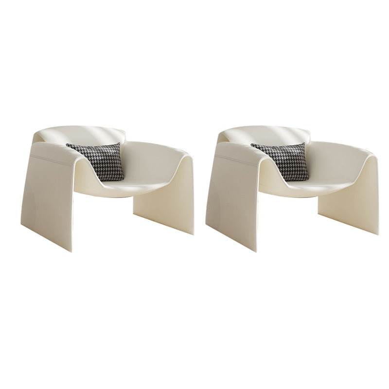 37.4" Wide Faux Leather Armchair Arms Included Chair for Living Room