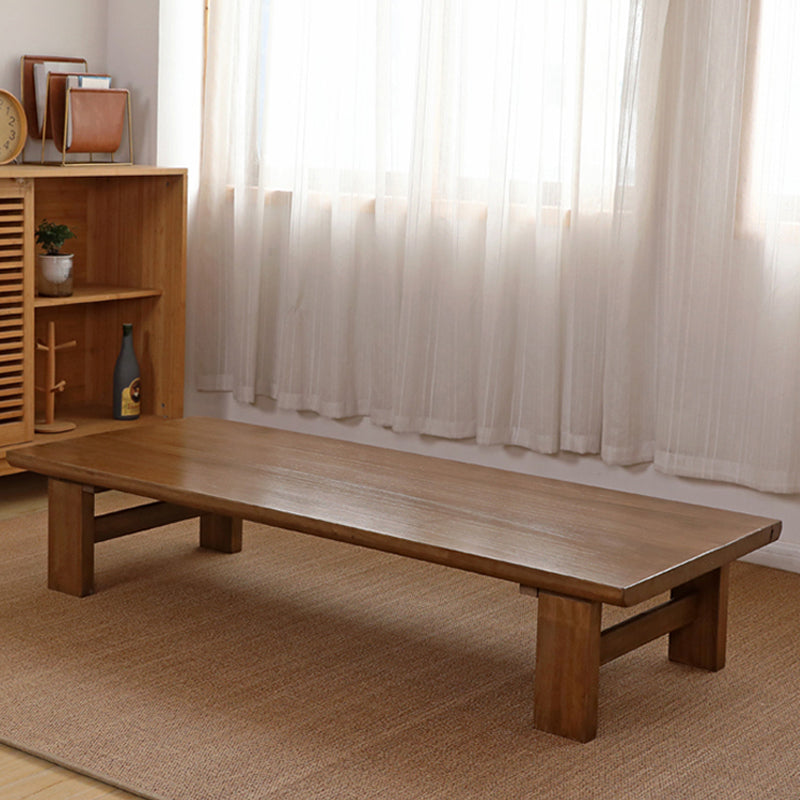 Rectangle Coffee Table Solid Wood Modern Single Coffee Table