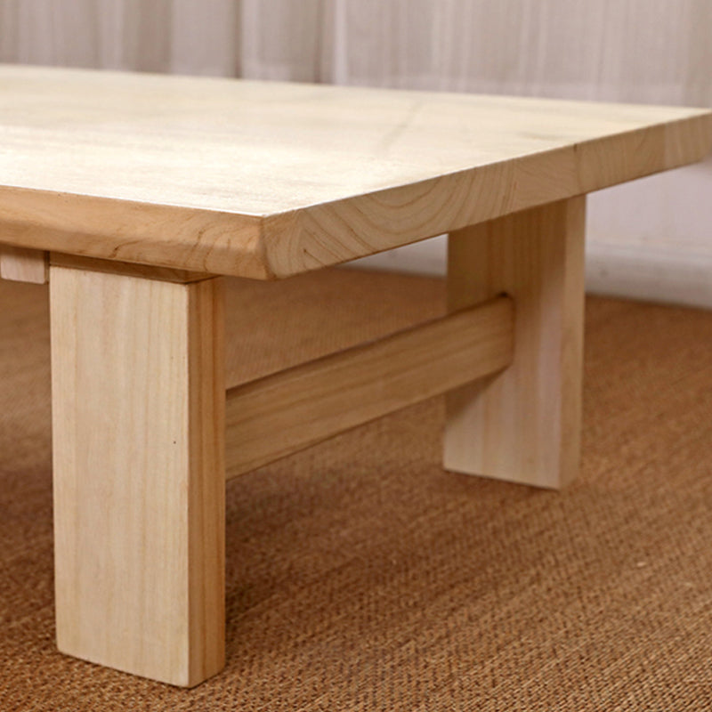 Rectangle Coffee Table Solid Wood Modern Single Coffee Table