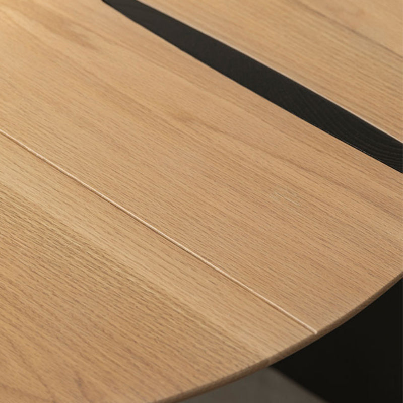 Modern Single Coffee Table No Distressing Solid Wood Round Coffee Table