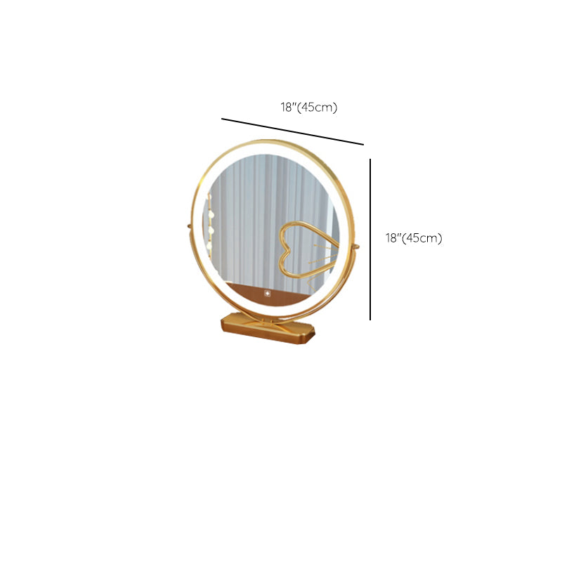 Dimmable Lighted Mirror Dressing Table 4 Drawers & Stool Make-up Vanity