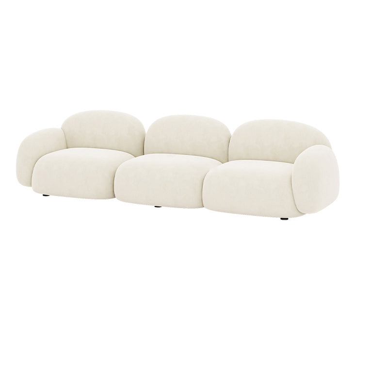 Contemporary Cushions Rolled Arm Living Room Stationary Settee