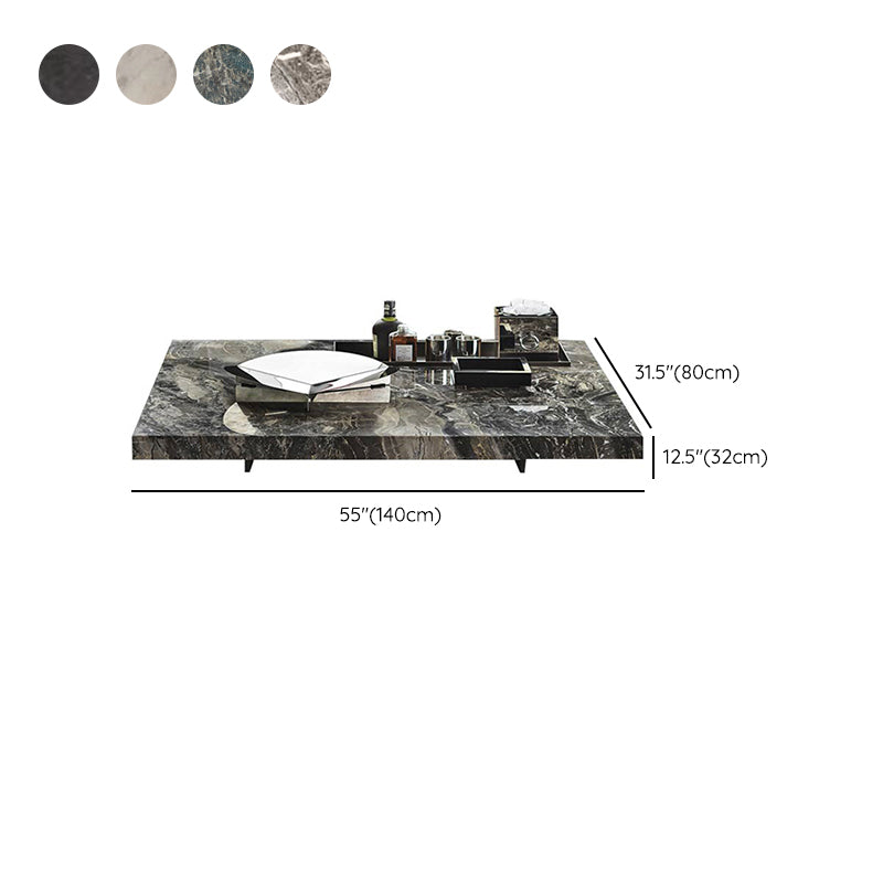 No Distressing Coffee Table Pedestal Marble Square Cocktail Table