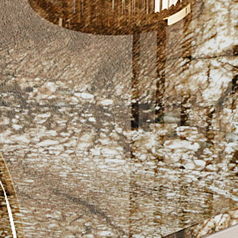 Lighted Mirror Vanity Table Set Luxurious Stone Top Dressing Table