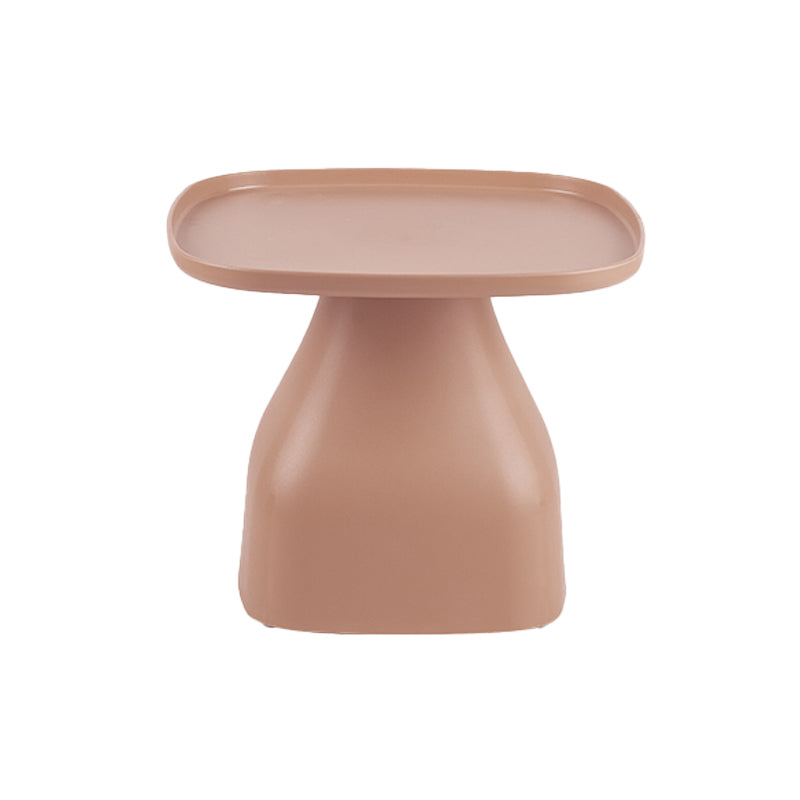 Plastic End Table Set Pedestal Tray Top Side Table for Bedroom