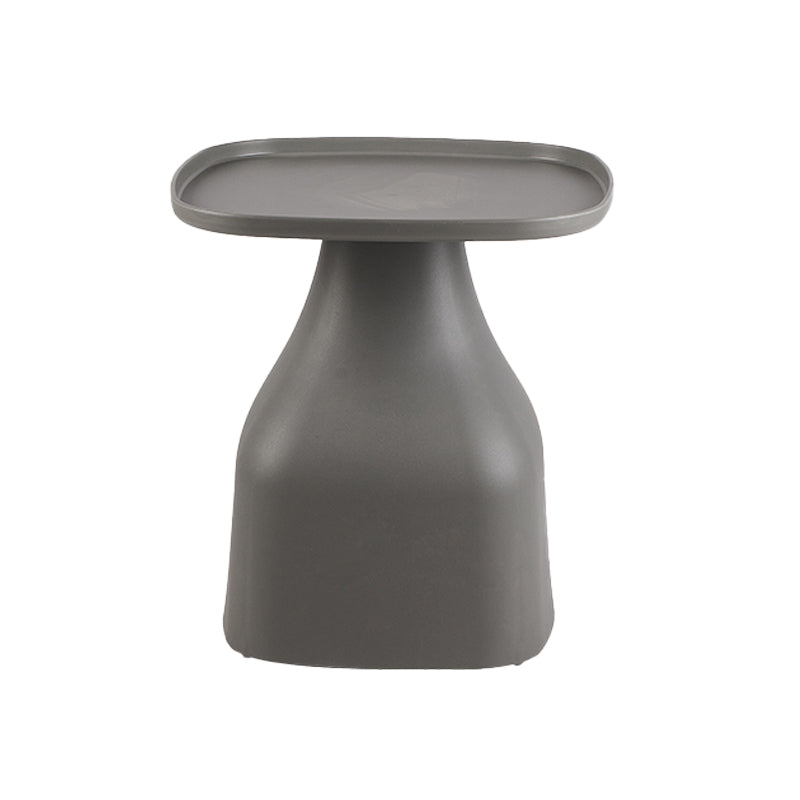 Plastic End Table Set Pedestal Tray Top Side Table for Bedroom