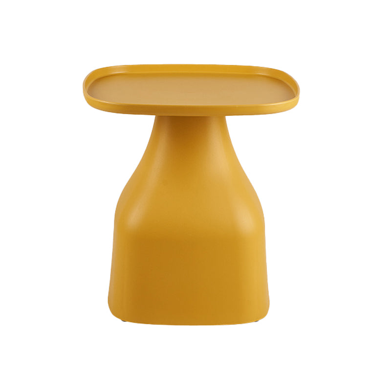 Plastic End Table Set Pedestal Tray Top Side Table for Bedroom