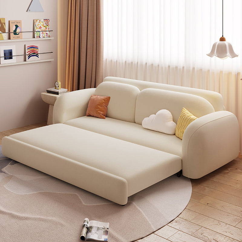 31" Wide Scandinavian Futon Sofa Bed Pillow Included Sleeper Sofa