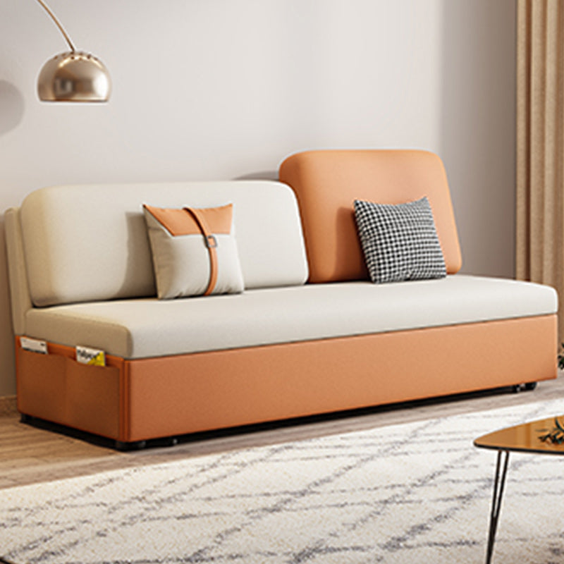 32"W Scandinavian Sofa Bed Pillow Included Cushion Back Sleeper Sofa