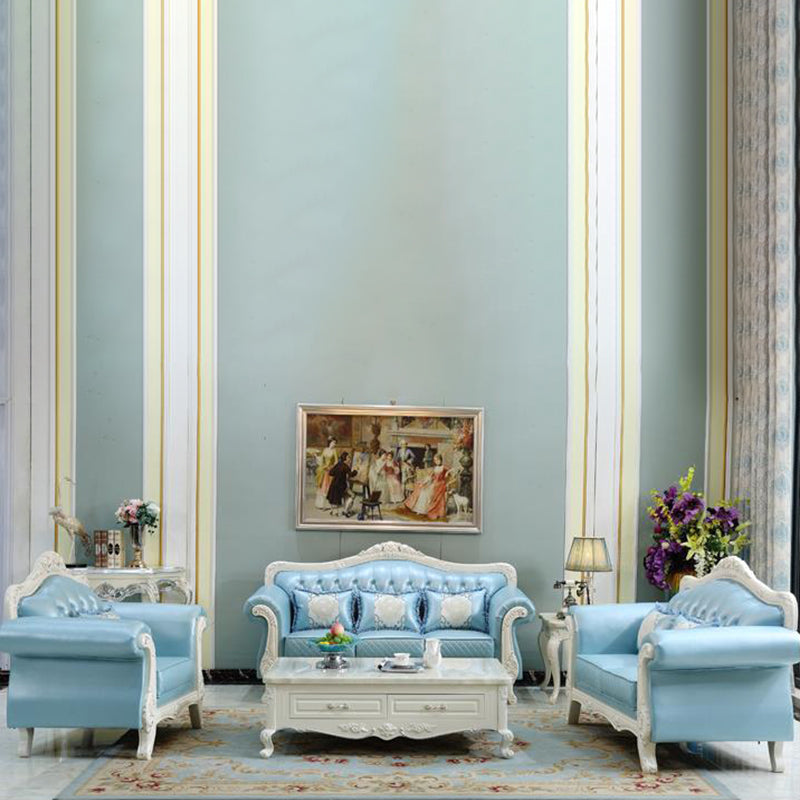 37" High Sofa Rolled Arm Sofa with Tufted Split-Back for Living Room