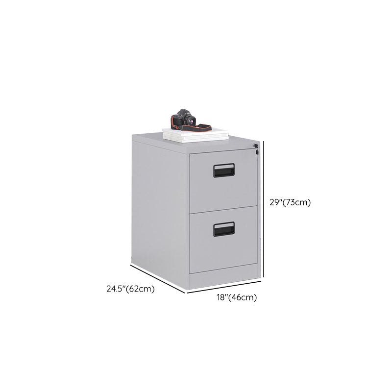 Modern File Cabinet Pure Color Metal Filing Cabinet for Home Office