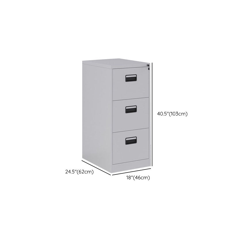 Modern File Cabinet Pure Color Metal Filing Cabinet for Home Office