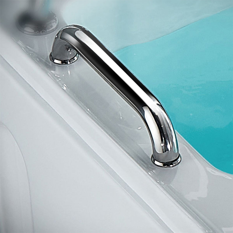 Walk-In Soaking/Air/Whirlpool Bathtub Acrylic Rectangle Back to Wall Bathtub