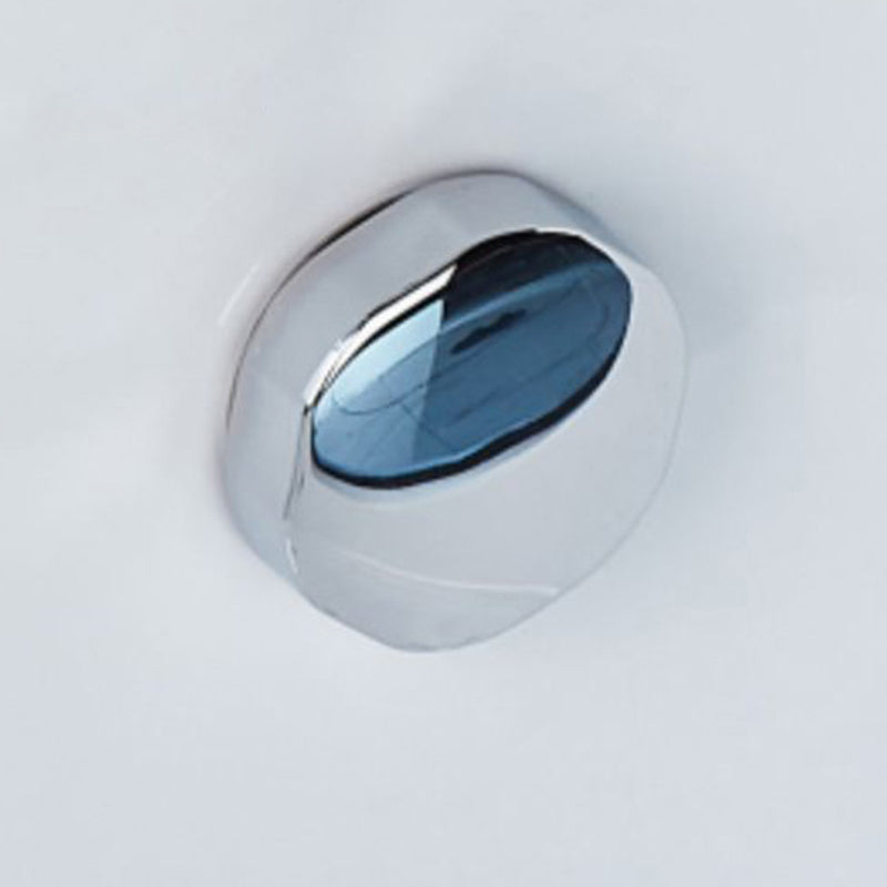 Contemporary Acrylic Back to Wall Bathtub Rectangle Air/Whirlpool/Soaking Bathtub
