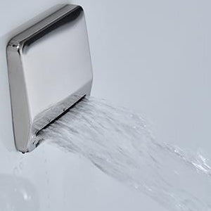 Modern Corner Acrylic Bathtub Back to Wall Bathtub with Drain and Massage Device