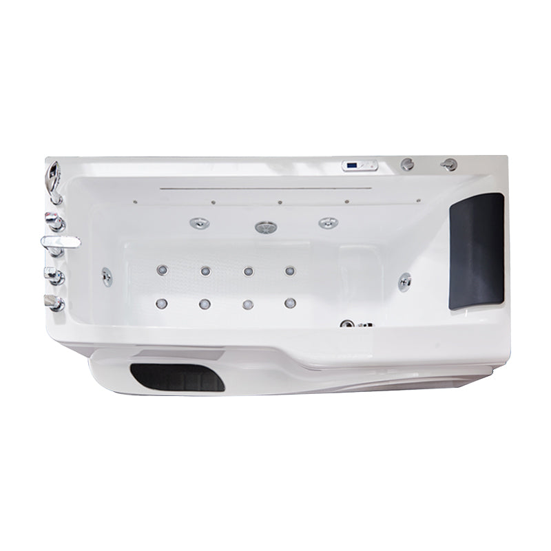 Contemporary Rectangle Bathtub Acrylic Air /Whirlpool/Soaking Bathtub
