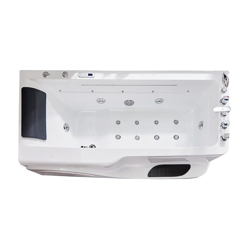 Contemporary Rectangle Bathtub Acrylic Air /Whirlpool/Soaking Bathtub