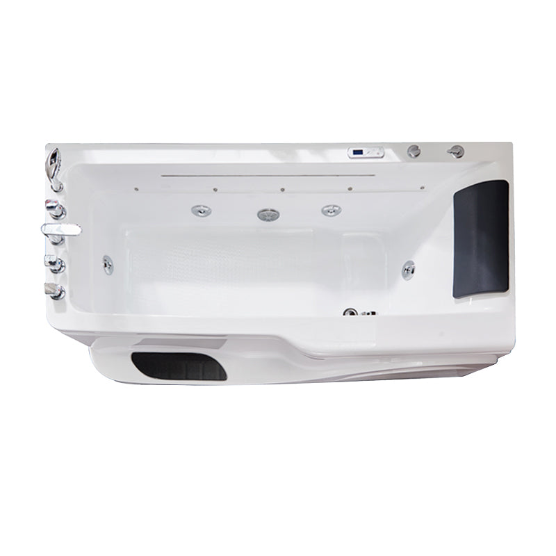 Contemporary Rectangle Bathtub Acrylic Air /Whirlpool/Soaking Bathtub