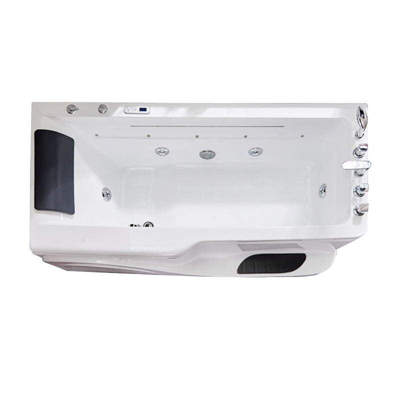 Contemporary Rectangle Bathtub Acrylic Air /Whirlpool/Soaking Bathtub