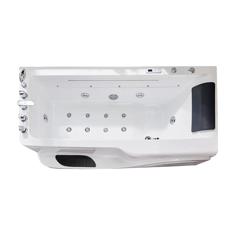 Contemporary Rectangle Bathtub Acrylic Air /Whirlpool/Soaking Bathtub