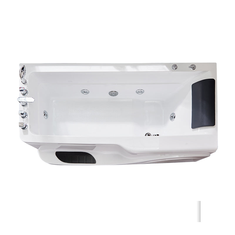 Contemporary Rectangle Bathtub Acrylic Air /Whirlpool/Soaking Bathtub