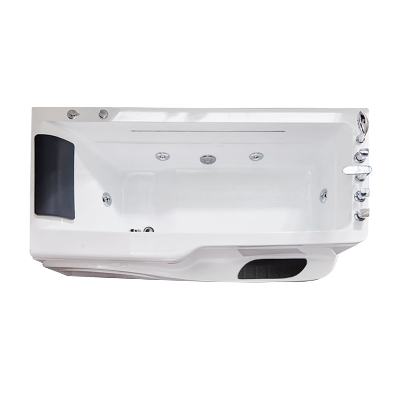 Contemporary Rectangle Bathtub Acrylic Air /Whirlpool/Soaking Bathtub