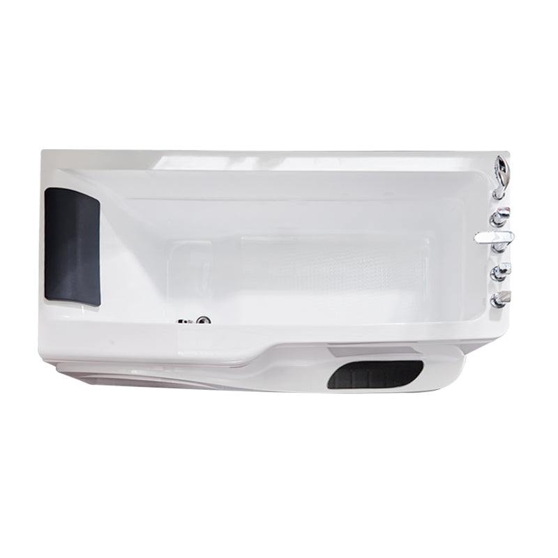 Contemporary Rectangle Bathtub Acrylic Air /Whirlpool/Soaking Bathtub