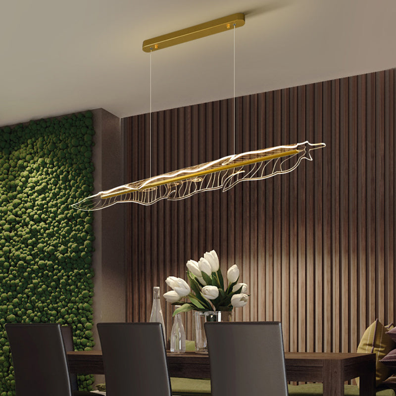 Nordic LED Island Lighting Fixture Creative Acrylic Pendant Light for Dining Room