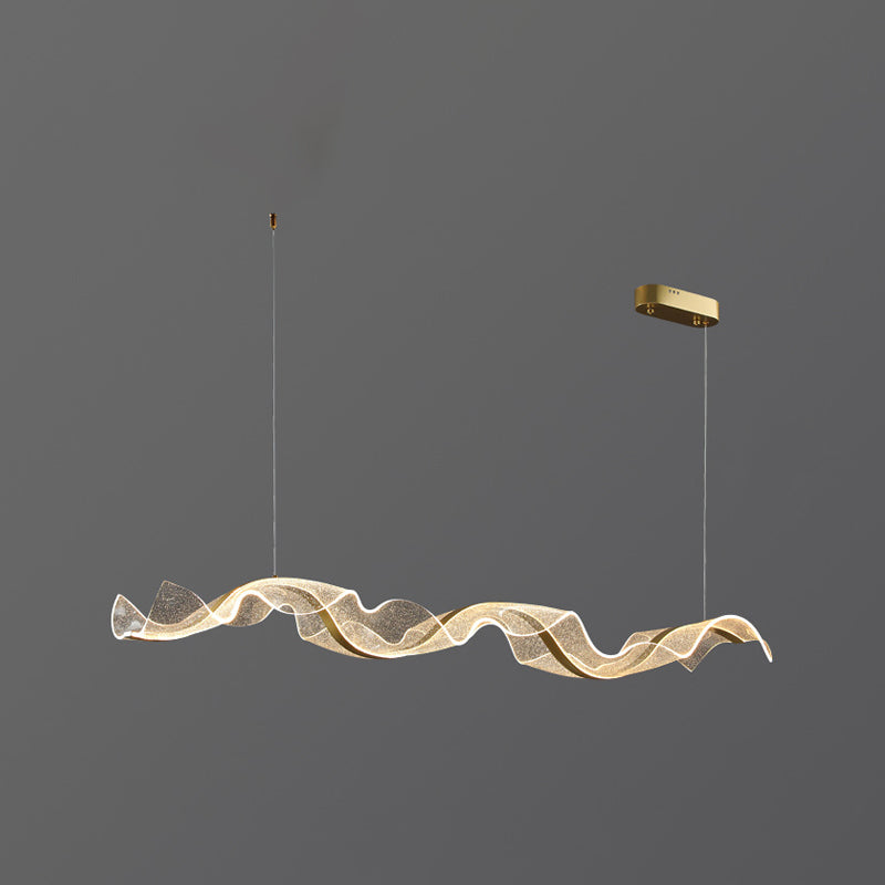 Nordic Island Lighting Fixture Acrylic LED Pendant Light for Dining Room