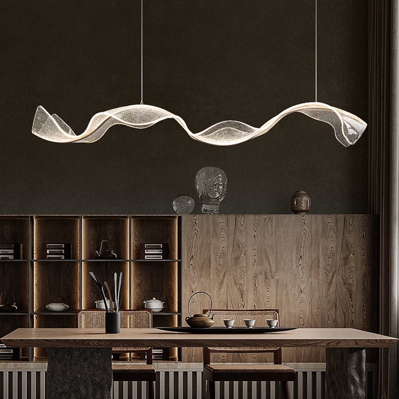 Nordic Island Lighting Fixture Acrylic LED Pendant Light for Dining Room
