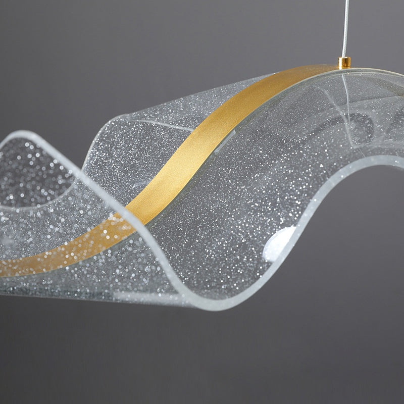 Nordic Island Lighting Fixture Acrylic LED Pendant Light for Dining Room
