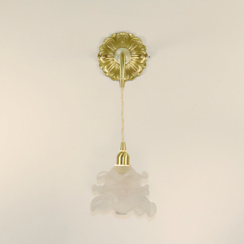Modern Style Glass Wall Lamp Creative Wall Light Sconce for Bedroom