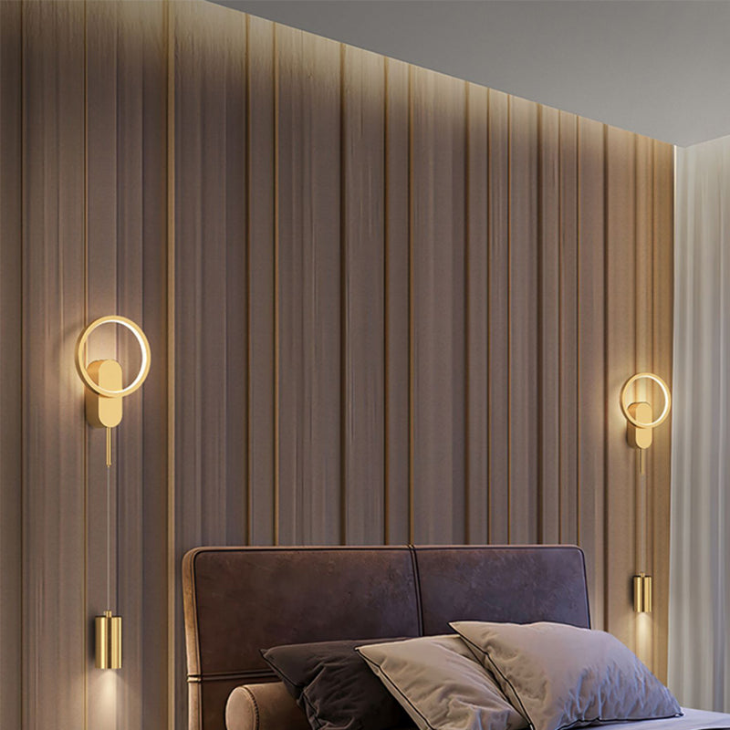 Post-Modern Adjustable Wall Lamp Metal Sconce Lighting for Bedroom