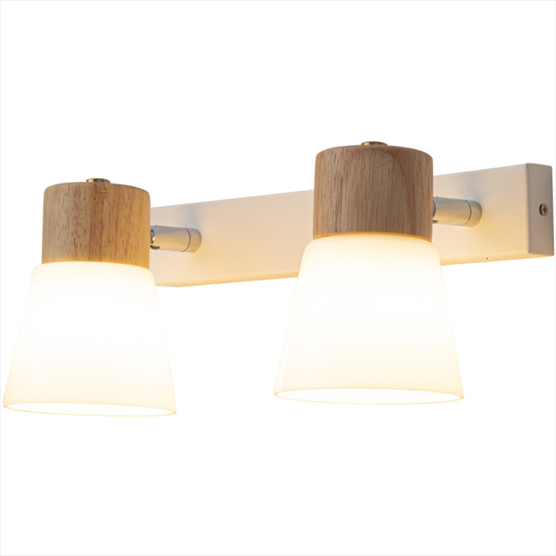 Nordic Wooden Wall Light Fixture Minimalist Wall Light Sconce for Bedroom