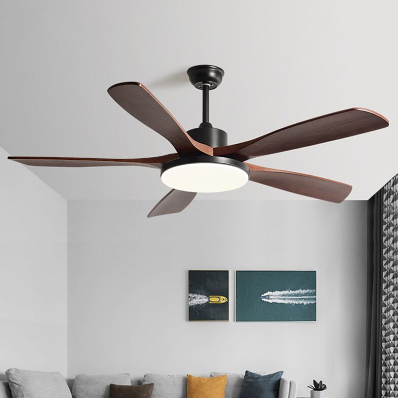 Contemporary Ceiling Fan Light Fixture Minimalist LED Ceiling Lamp for Bedroom