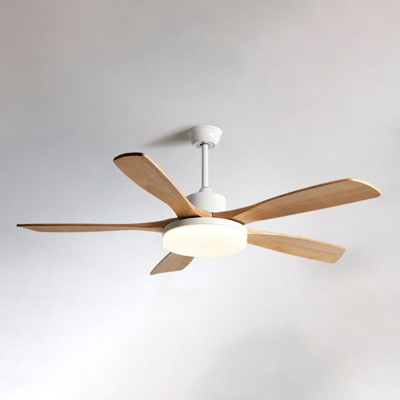 Contemporary Ceiling Fan Light Fixture Minimalist LED Ceiling Lamp for Bedroom