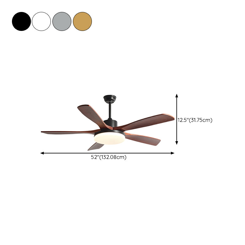 Contemporary Ceiling Fan Light Fixture Minimalist LED Ceiling Lamp for Bedroom